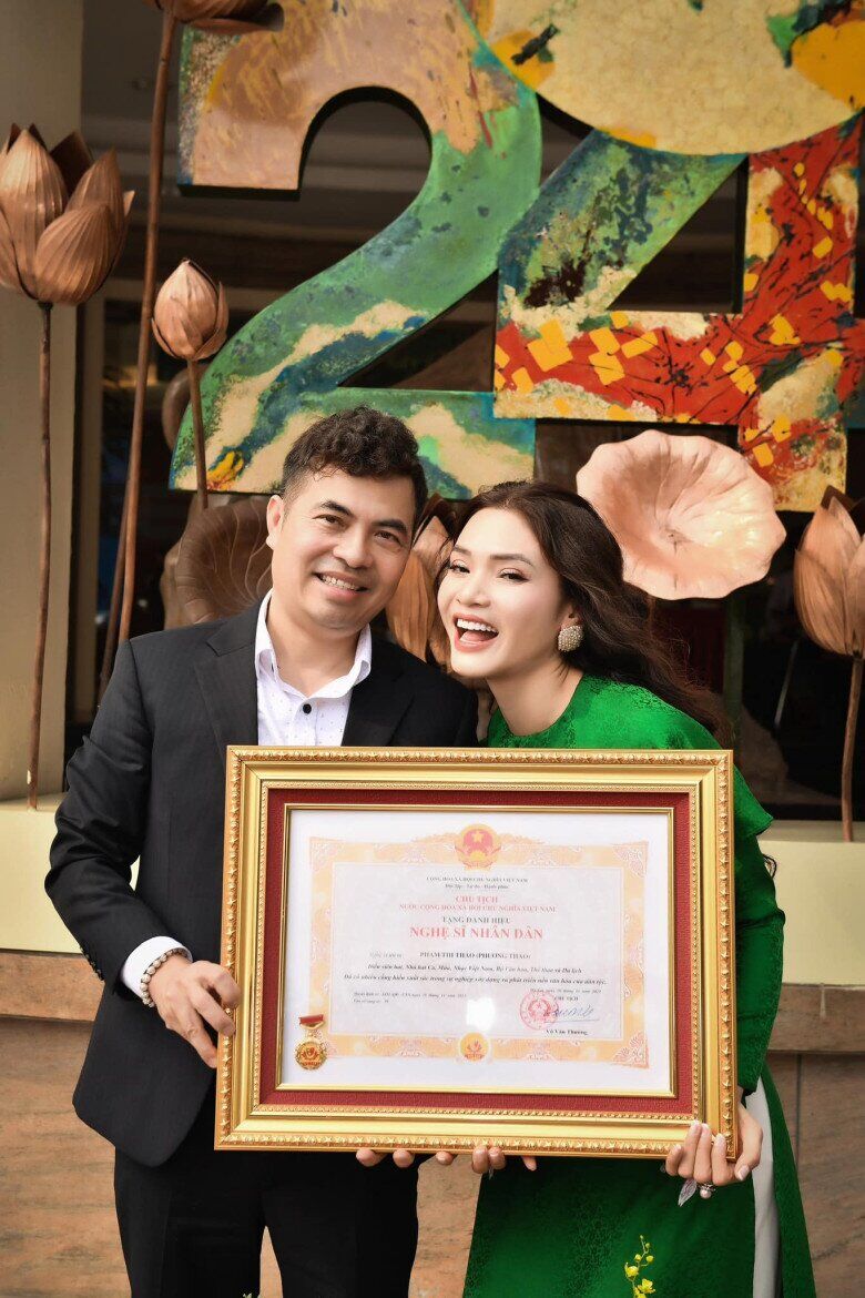 Chồng Phạm Phương Thảo là hậu phương hỗ trợ vợ phát triển sự nghiệp.