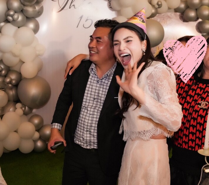 Chồng Phạm Phương Thảo góp mặt trong ngày đặc biệt của vợ.