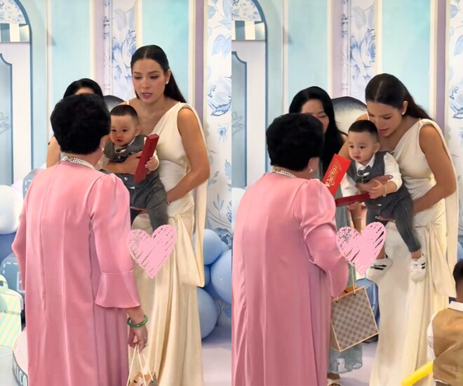 Mẹ chồng cũ của Phương Trinh Jolie đến chung vui cùng gia đình con dâu cũ.