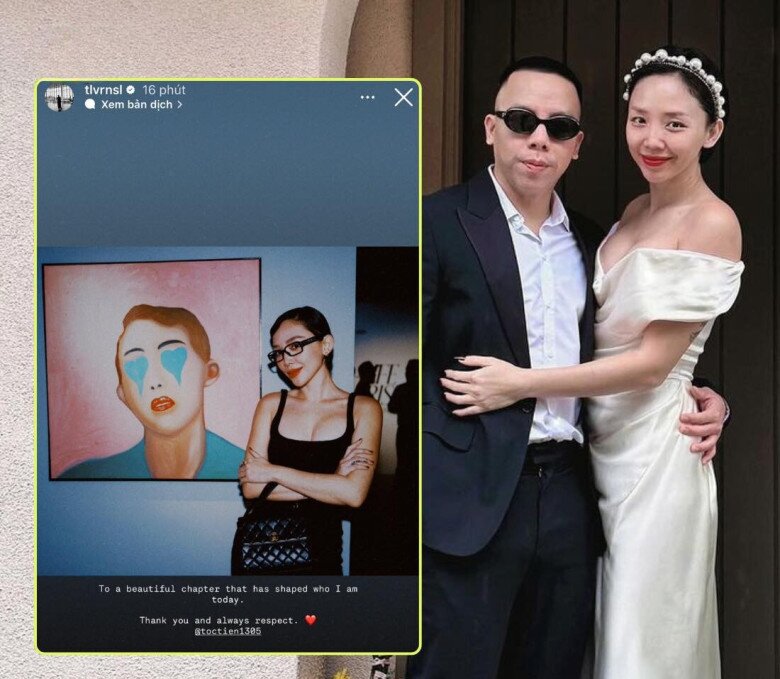 Sau khi Tóc Tiên lên tiếng xác nhận ly hôn, Hoàng Touliver lên tiếng nói cảm ơn vợ cũ.