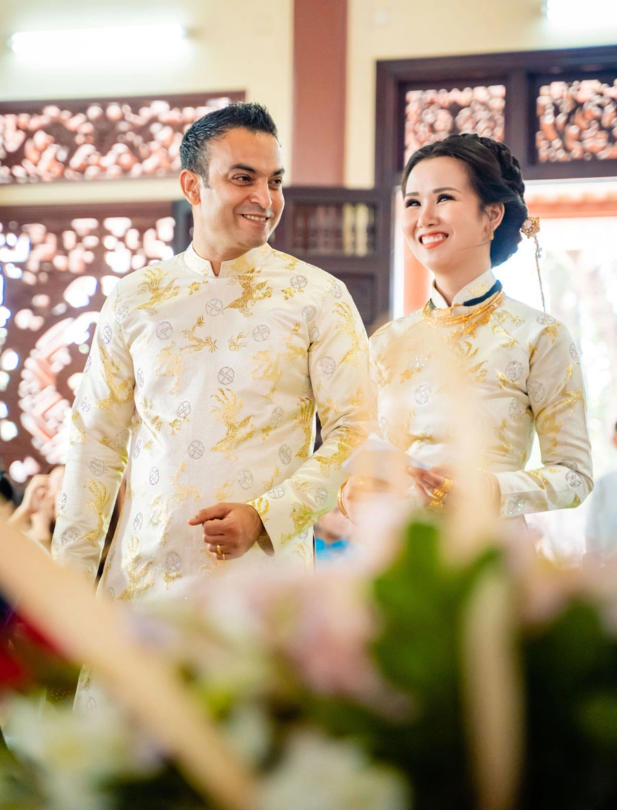 Kết hôn vào năm 2019, Võ Hạ Trâm và doanh nhân Vikas ngày càng mặn nồng.