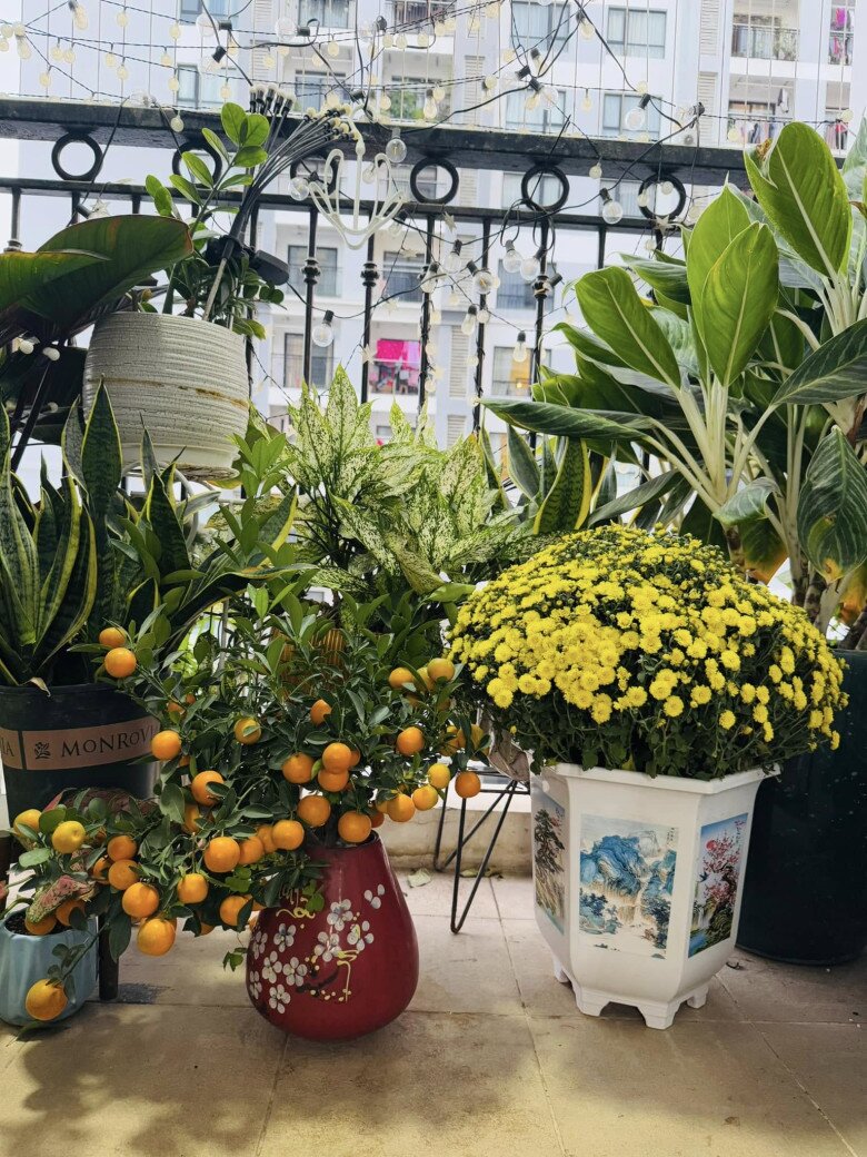 Mỗi dịp Tết đến, vợ Công Lý đều tự tay trang trí tổ ấm.