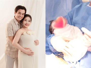 Diễn viên Cao Minh Đạt đón con đầu lòng ở tuổi ngoài 50, chính thức làm bố sau 1 thập kỷ chờ đợi