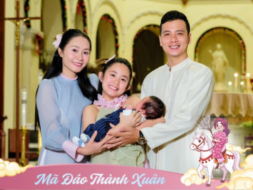 Tết đầu tiên của Thanh Hiền bên chồng mới cưới và 2 con: "Quyết định có em bé là chiều theo mong muốn của Grammy"