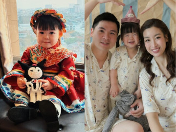 Con gái Đỗ Mỹ Linh lần đầu diễn thời trang