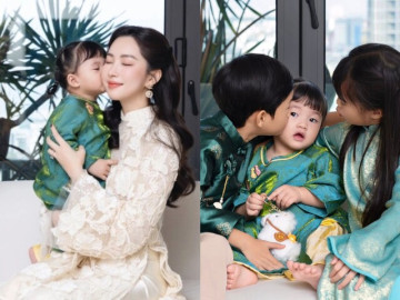 Đặng Thu Thảo hiếm hoi khoe con gái thứ ba