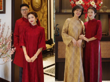 Diễn viên Ngọc Huyền khoe ảnh gia đình, gây chú ý nhất là mẹ chồng - em gái Chí Trung, giảng viên piano