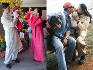 Vợ chồng Ngô Thanh Vân lần đầu khoe rõ mặt con gái