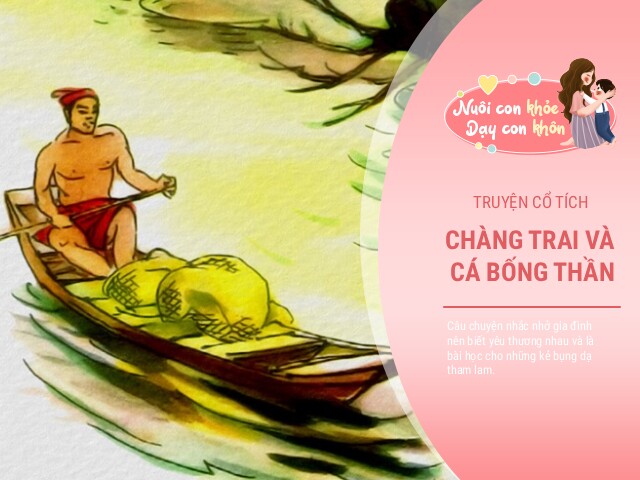 Truyện cổ tích: Chàng trai nghèo và cá bống thần