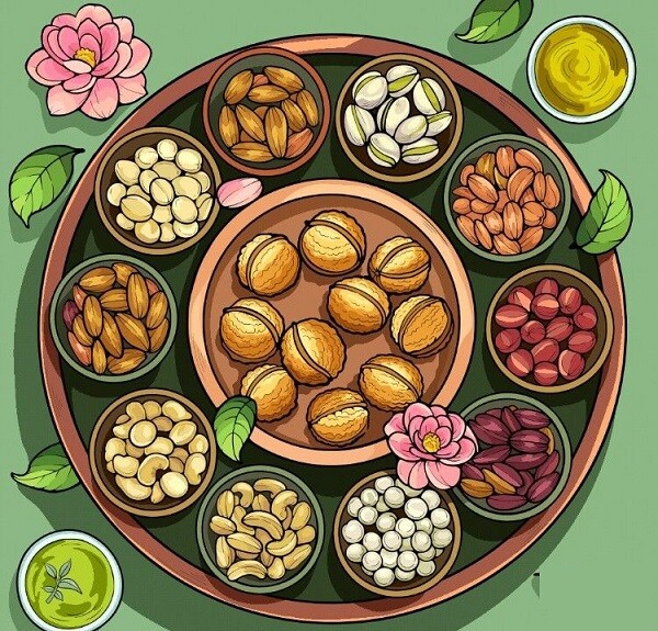 Một nắm nhỏ c&aacute;c loại hạt mỗi ng&agrave;y c&oacute; thể cung cấp nguồn năng lượng ổn định cho trẻ.