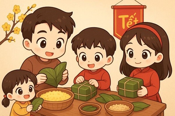 Một số món ăn ngày Tết hấp dẫn nhưng dễ gây khó tiêu hóa cho trẻ nhỏ.