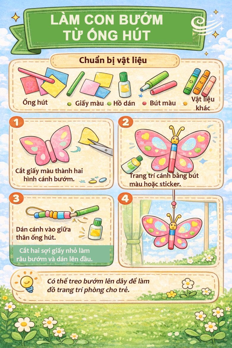 8 ý tưởng làm đồ chơi từ ống hút giúp bé chơi vui và sáng tạo hơn mỗi ngày - 3