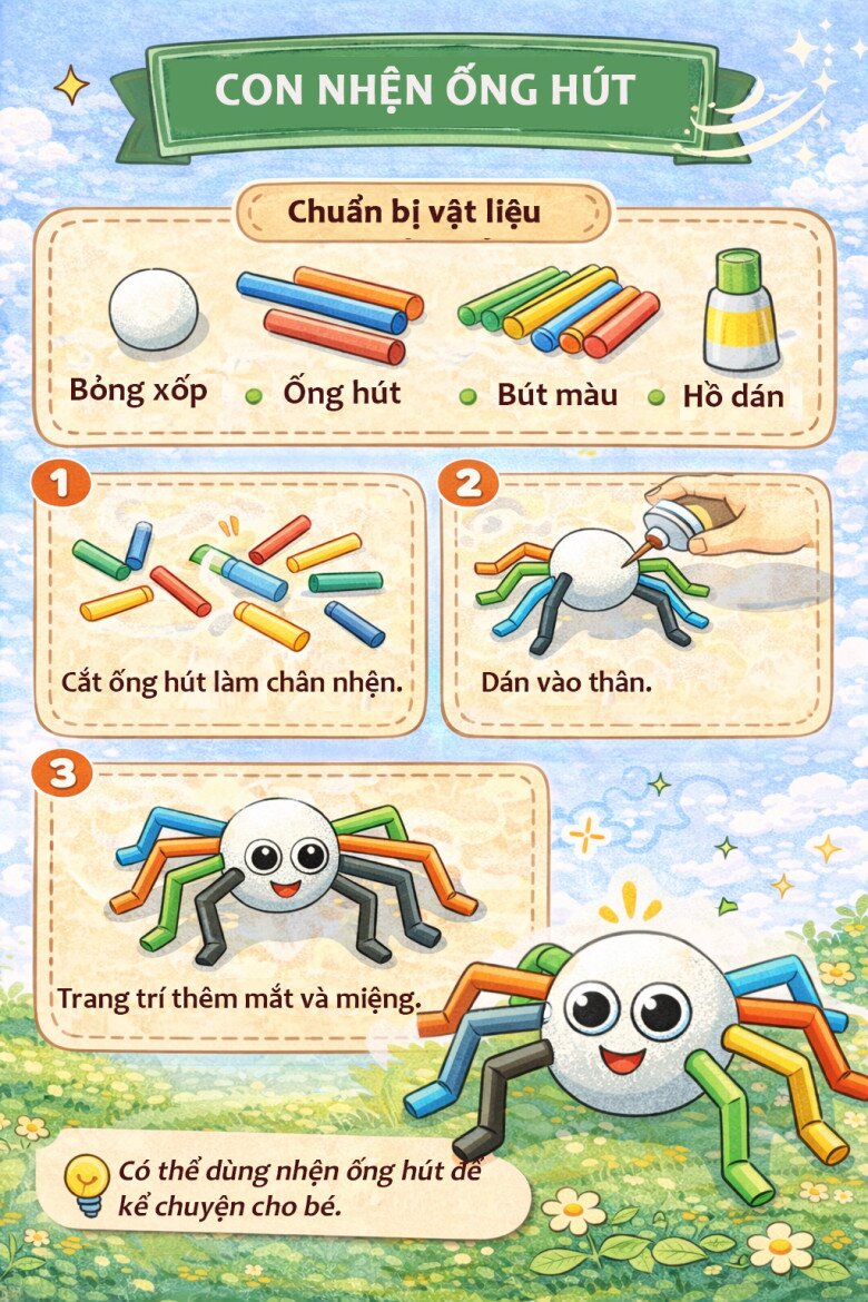 8 ý tưởng làm đồ chơi từ ống hút giúp bé chơi vui và sáng tạo hơn mỗi ngày - 6