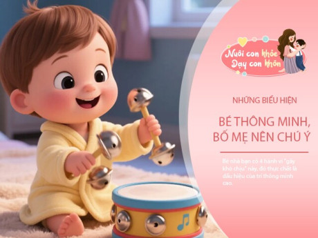 Đừng vội mắng con “hư”, 4 hành vi khiến bố mẹ mệt mỏi nhưng là dấu hiệu sớm của trí thông minh vượt trội