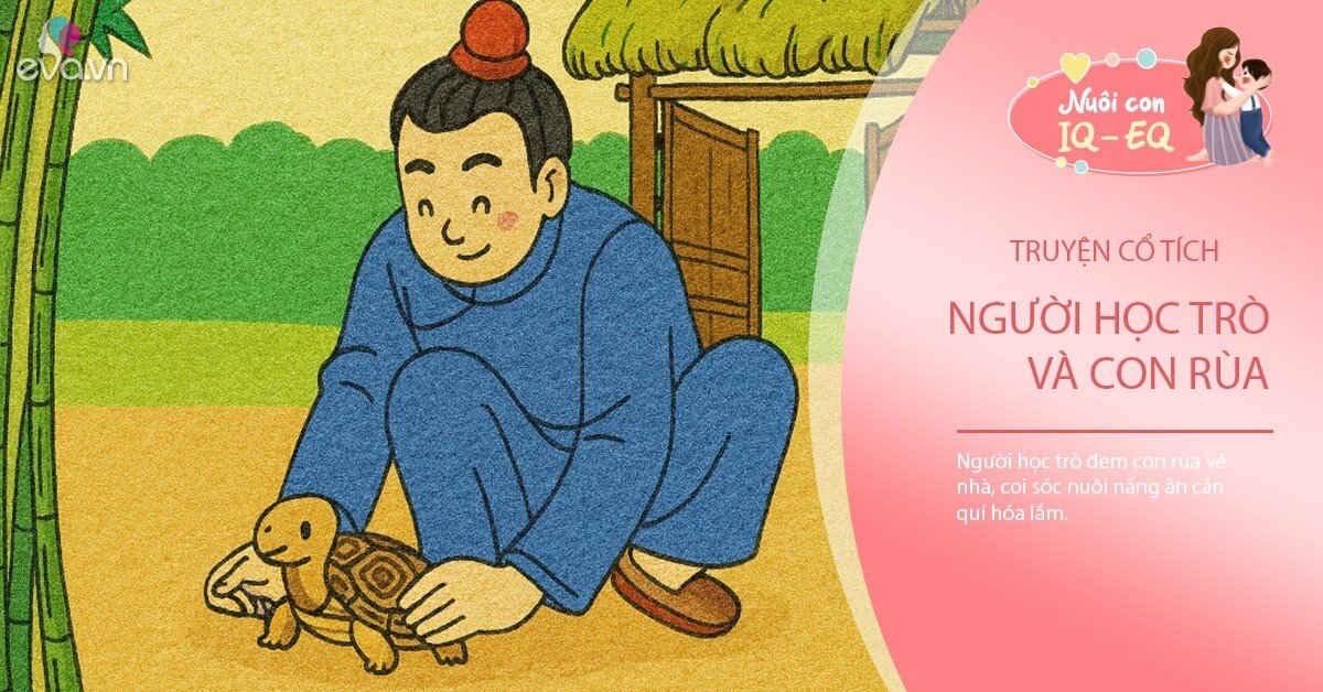 Truyện cổ tích: Người học trò với con rùa