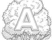 Nuôi con IQ EQ - Tranh tô màu 20 chữ cái, cách trẻ mầm non làm quen với mặt chữ bằng màu sắc, trải nghiệm niềm vui học tập