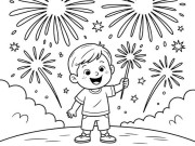 Nuôi con IQ EQ - Tranh tô màu pháo hoa cho bé mầm non, cách trẻ học phối màu sắc và sáng tạo theo cách riêng