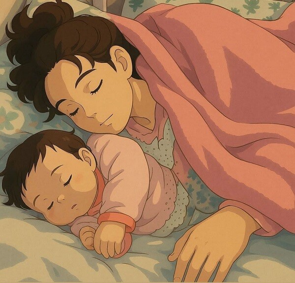 Trẻ đang ngủ ngon