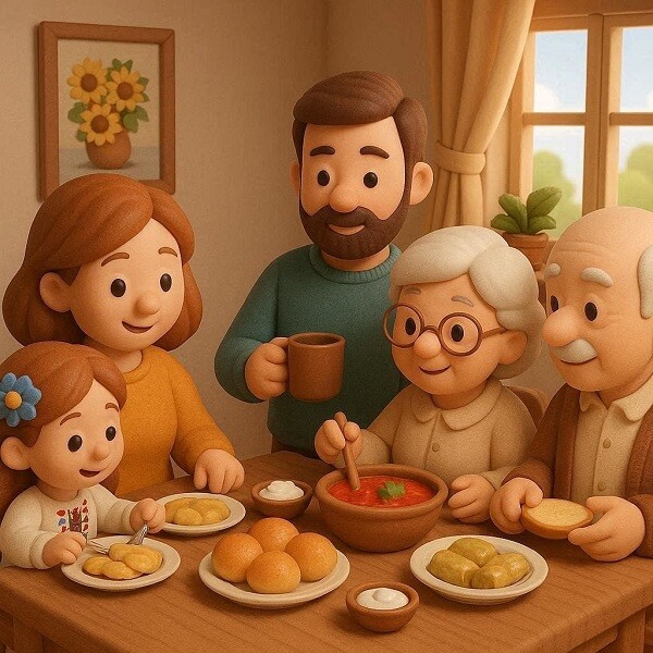 Biết ơn v&agrave; hiếu thảo với bố mẹ.