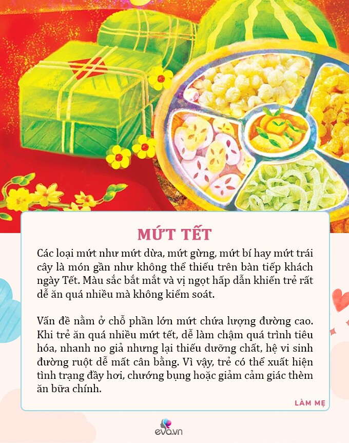 Những món ăn vặt ngày Tết khiến hệ tiêu hóa của trẻ dễ quá tải - 2