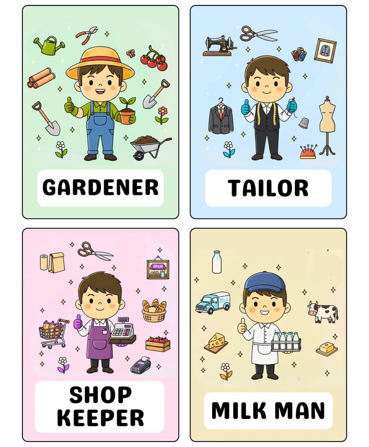 Bộ Flash card tiếng Anh từ vựng Nghề nghiệp: Chiếc “chìa khóa nhỏ” mở ra thế giới cho trẻ trong tương lai - 1