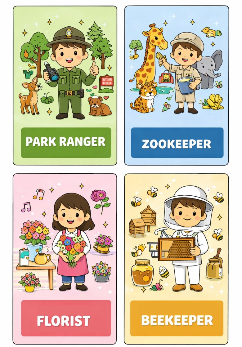 Bộ Flash card tiếng Anh từ vựng Nghề nghiệp: Chiếc “chìa khóa nhỏ” mở ra thế giới cho trẻ trong tương lai - 10