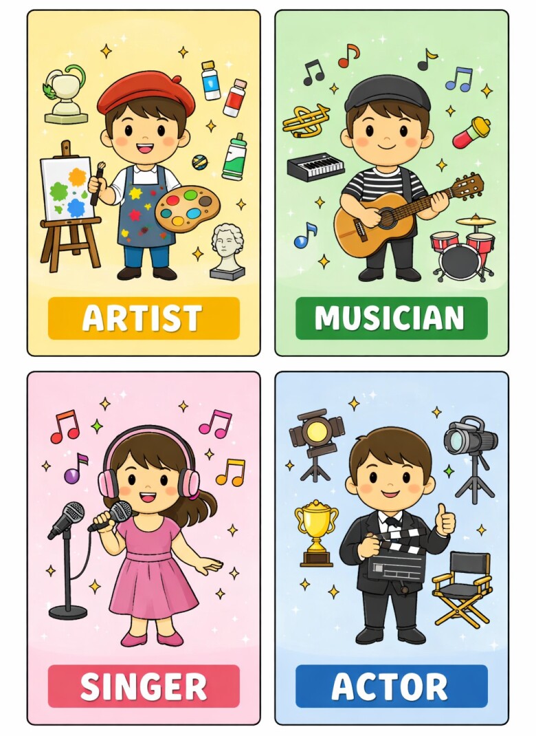 Bộ Flash card tiếng Anh từ vựng Nghề nghiệp: Chiếc “chìa khóa nhỏ” mở ra thế giới cho trẻ trong tương lai - 8