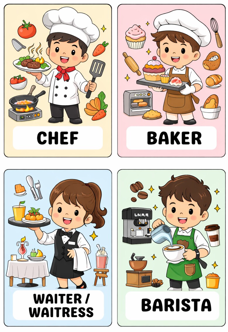 Bộ Flash card tiếng Anh từ vựng Nghề nghiệp: Chiếc “chìa khóa nhỏ” mở ra thế giới cho trẻ trong tương lai - 9