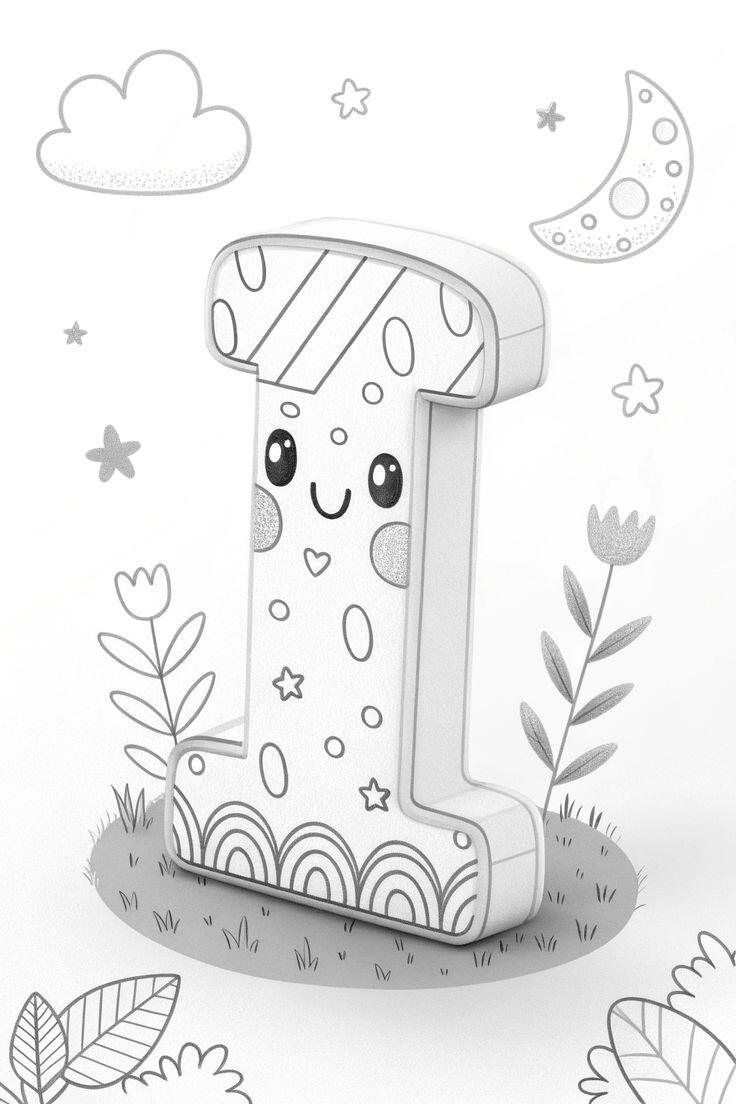 Tranh tô màu 20 chữ cái, cách trẻ mầm non làm quen với mặt chữ bằng màu sắc, trải nghiệm niềm vui học tập - 9