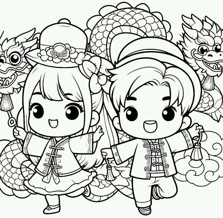 Tranh tô màu múa lân ngày Tết, cầu nối đưa trẻ chạm vào không khí xuân và ký ức Tết rộn ràng - 18