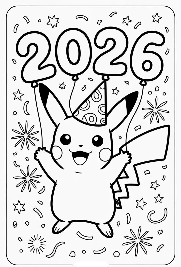 20 bức tranh tô màu năm mới 2026, hành trình gieo ký ức Tết đầu đời cho trẻ mầm non - 12