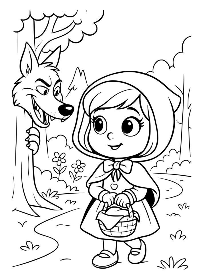 20 bức tranh tô màu những nàng công chúa truyện cổ tích, giúp bé chơi vui cả ngày không chán - 13