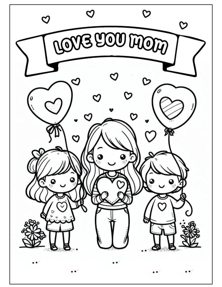 Tranh tô màu tặng mẹ, cô giáo ngày 8/3, món quà nhỏ chứa đựng tình yêu lớn của trẻ - 7