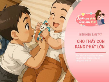 4 biểu hiện từ bàn tay biết ngay con có đang phát triển trí não tốt hay không
