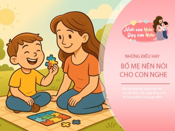 3 câu nói giản dị của bố mẹ, nhưng nuôi dưỡng trẻ có cả một tuổi thơ an lành