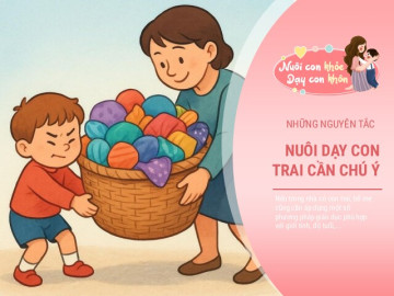 Trong nhà nuôi con trai, bố mẹ có 3 điều cần làm sớm để con trưởng thành giỏi giang