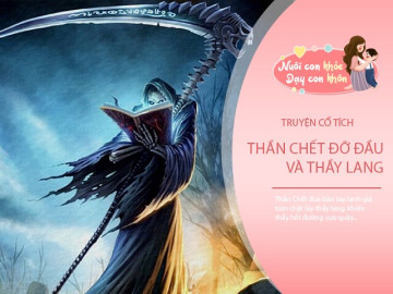 Truyện cổ tích: Thần Chết đỡ đầu và thầy lang