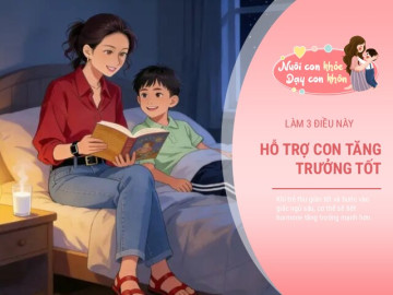 Mùa xuân là “thời điểm vàng” để trẻ bứt phá, làm 3 việc trước giờ ngủ để con cao nhanh và thông minh hơn