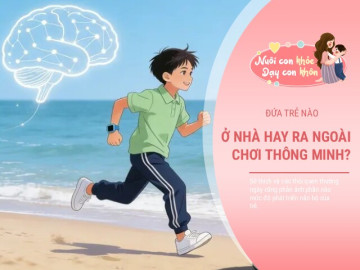 Trẻ thích chạy nhảy ngoài trời hay ở nhà đọc sách sẽ thông minh hơn? Câu trả lời khiến nhiều bố mẹ bất ngờ