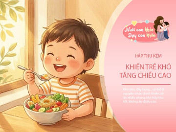 Con ăn nhiều mà sau Tết đo chiều cao cân nặng không tăng? Mẹ đang bỏ qua "chìa khóa hấp thu"