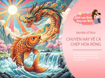 Truyện cổ tích: Sự tích cá chép hóa rồng