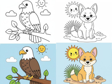 Tranh tô màu theo mẫu, bí mật nhỏ giúp trẻ học nhanh, phát triển trí tưởng tượng