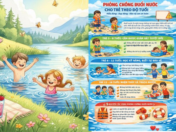 Infographic: Chỉ một phút lơ là có thể trả giá đắt, đây là cách dạy trẻ chống đuối nước đúng từ 3 - 18 tuổi