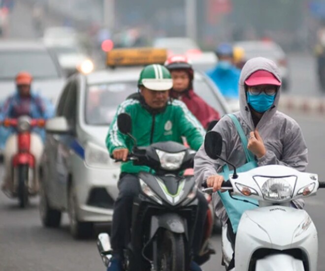 Miền Bắc mưa phùn kèm nồm ẩm trong 2 ngày 15-16/3.