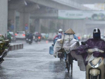 Thời tiết Hà Nội 3 ngày tới: Mưa lớn sắp lan khắp Bắc Bộ, Thủ đô có mưa tầm tã?