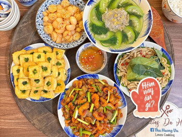 Hôm nay nấu gì: Bữa cơm đậm vị hương đồng gió nội