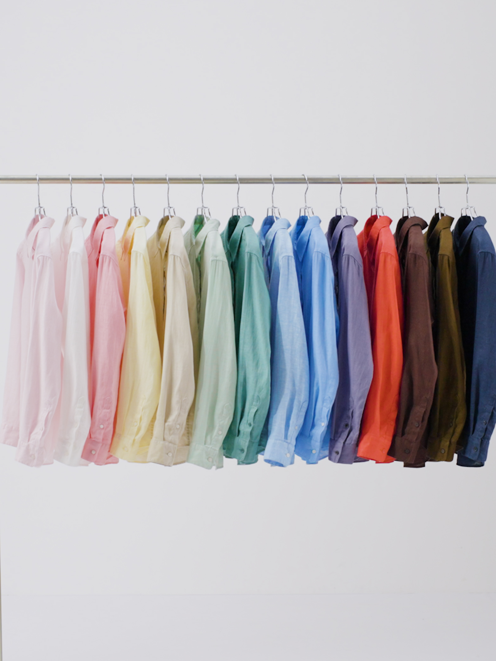 Dòng sản phẩm Áo Sơ Mi Vải Linen Cao Cấp cập nhật bảng màu mới