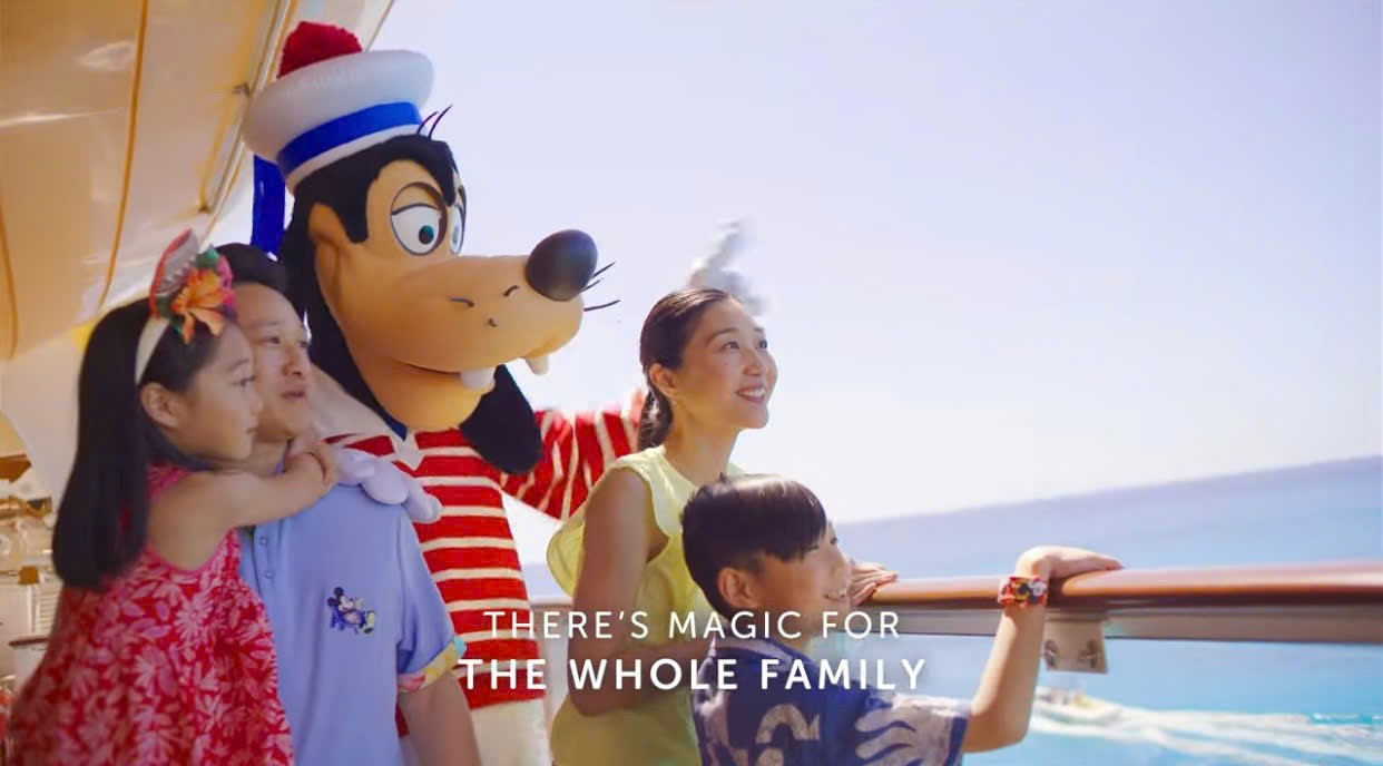 Các gia đình Việt Nam có cơ hội trải nghiệm du thuyền cao cấp cùng với Disney Cruise Line. Ảnh: Traveloka