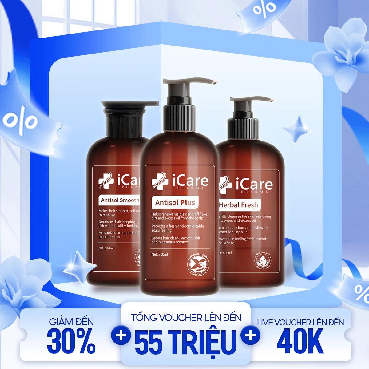 Trọn bộ chăm sóc cá nhân nhà iCare Pharma