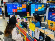 Tranh thủ khuyến mãi khủng, nhiều gia đình nâng cấp điện máy dịp cận Tết tại Điện máy Xanh